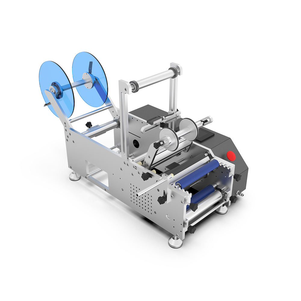 半自動圓瓶貼標機